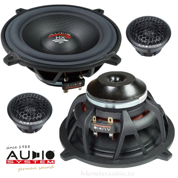 Audio System HX 130 Dust Aktiv EVO 3 high-end 13cm 2-Wege Lautsprecher 130mm